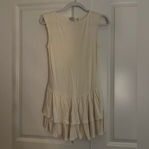 Aritzia Cream Mini Dress